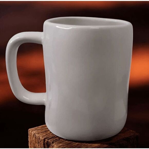 Rae Dunn BEAST Coffee Mug Artisan Collection White Cup - Picture 3 of 8